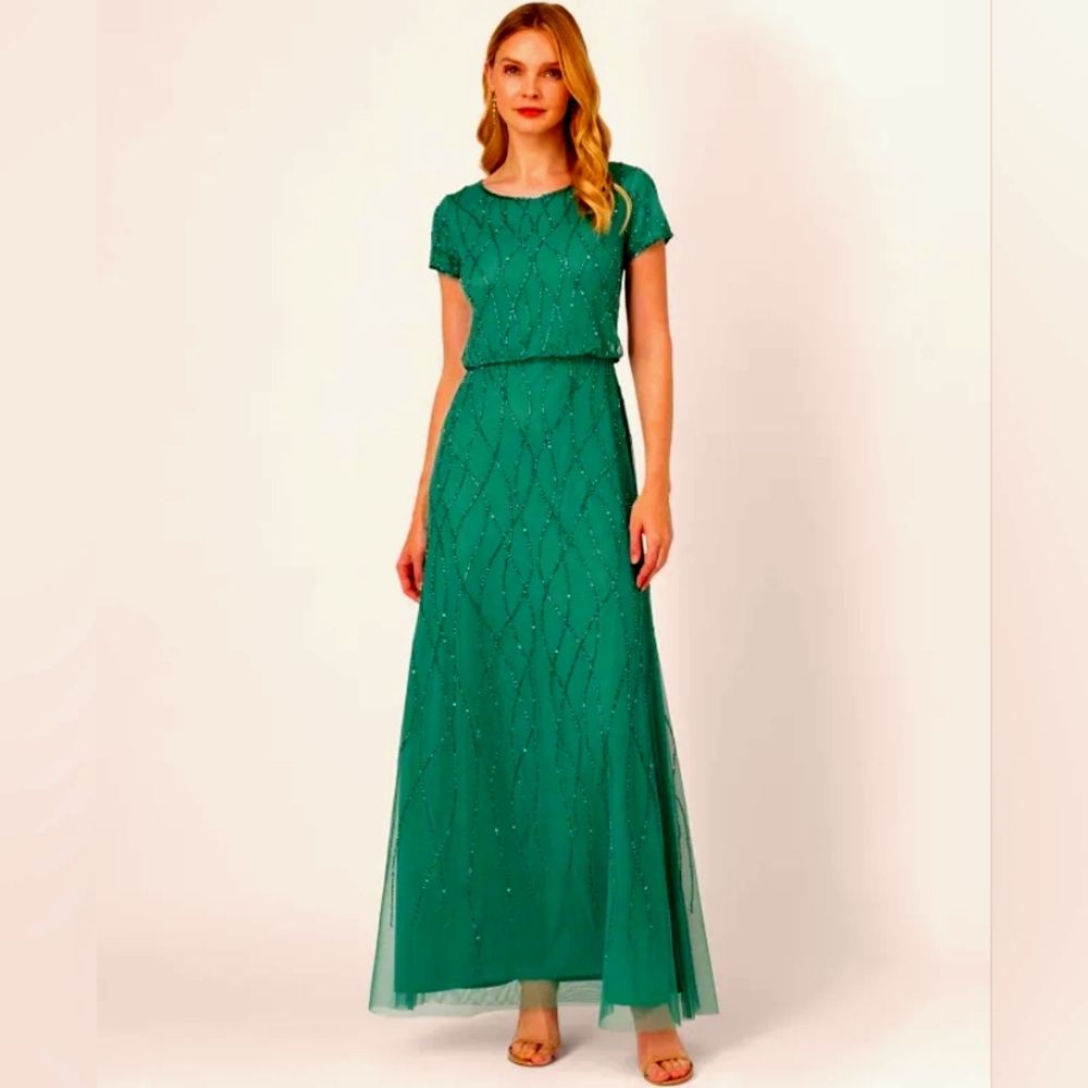Adrianna Papell | Women's Emerald Green Dress